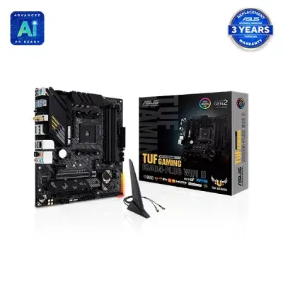 ASUS TUF GAMING B550M-PLUS WIFI II Ryzen AM4 mATX Gaming Motherboard 