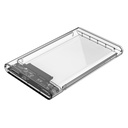 Non Brand 2.5 Inch SATA Transparent HDD/SSD Enclosure