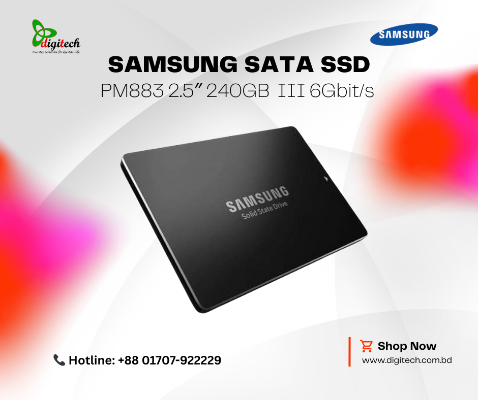 SATA SSD Samsung PM883 2.5″ 240GB  III 6Gbit/s