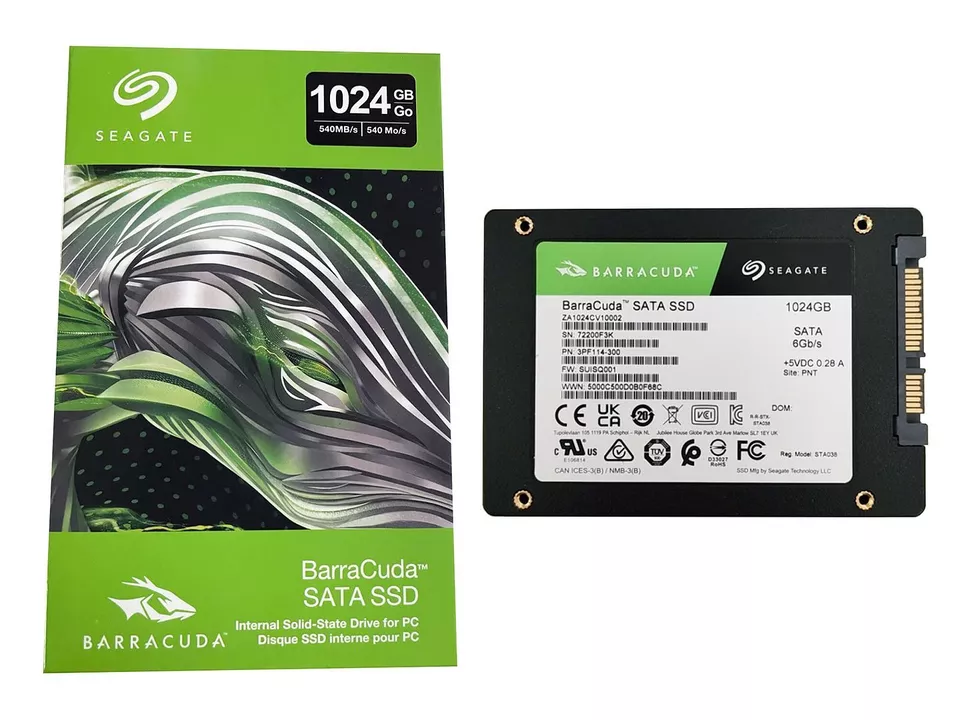SATA SSD Seagate BarraCuda ZA1024CV1A002 1024GB  III 6Gbit/s