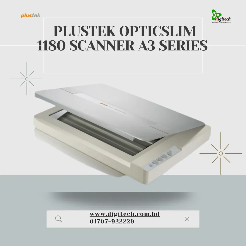  Plustek OpticSlim 1180 Scanner A3 Series 