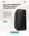  Delux DLC-DW605 ATX Mid Tower Thermal Casing With PSU