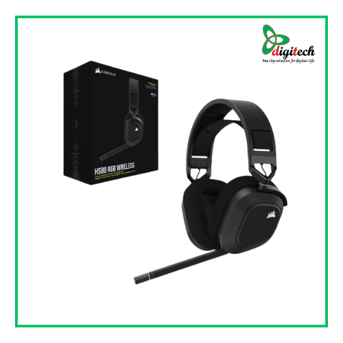 Corsair HS80 RGB Wireless White Gaming Headphone 