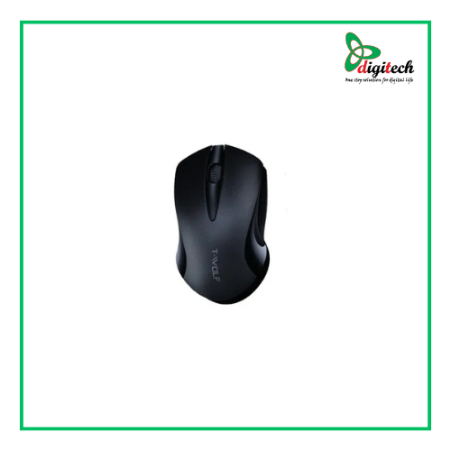 MOUSE T-WOLF Q2 2.4 G FASHION WIRELESS MOUSE BLACK