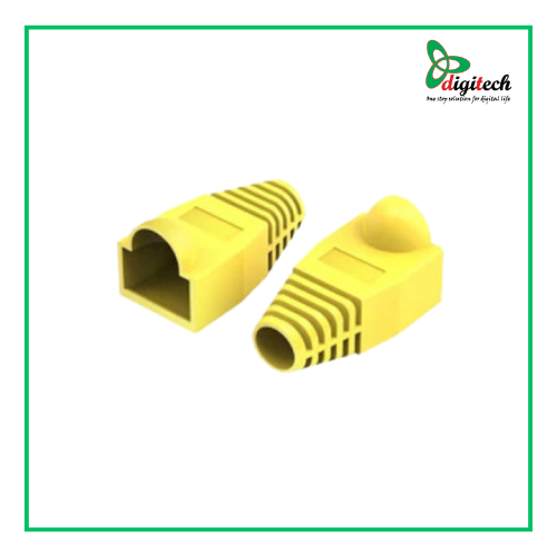 VENTION RJ45 Strain Relief Boots Yellow 50 Pack