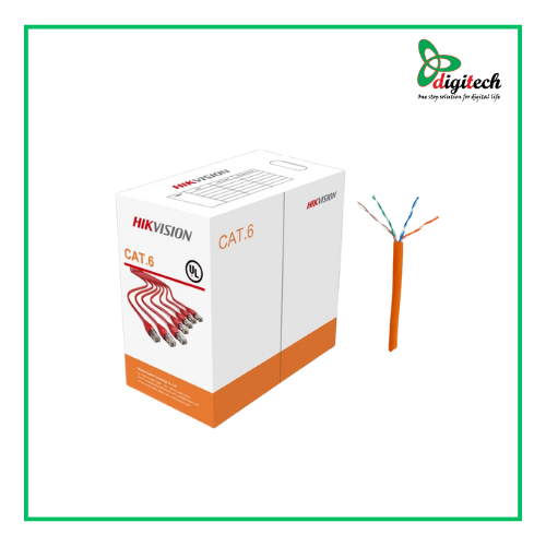 Hikvision Cat-6 Orange Network Cable