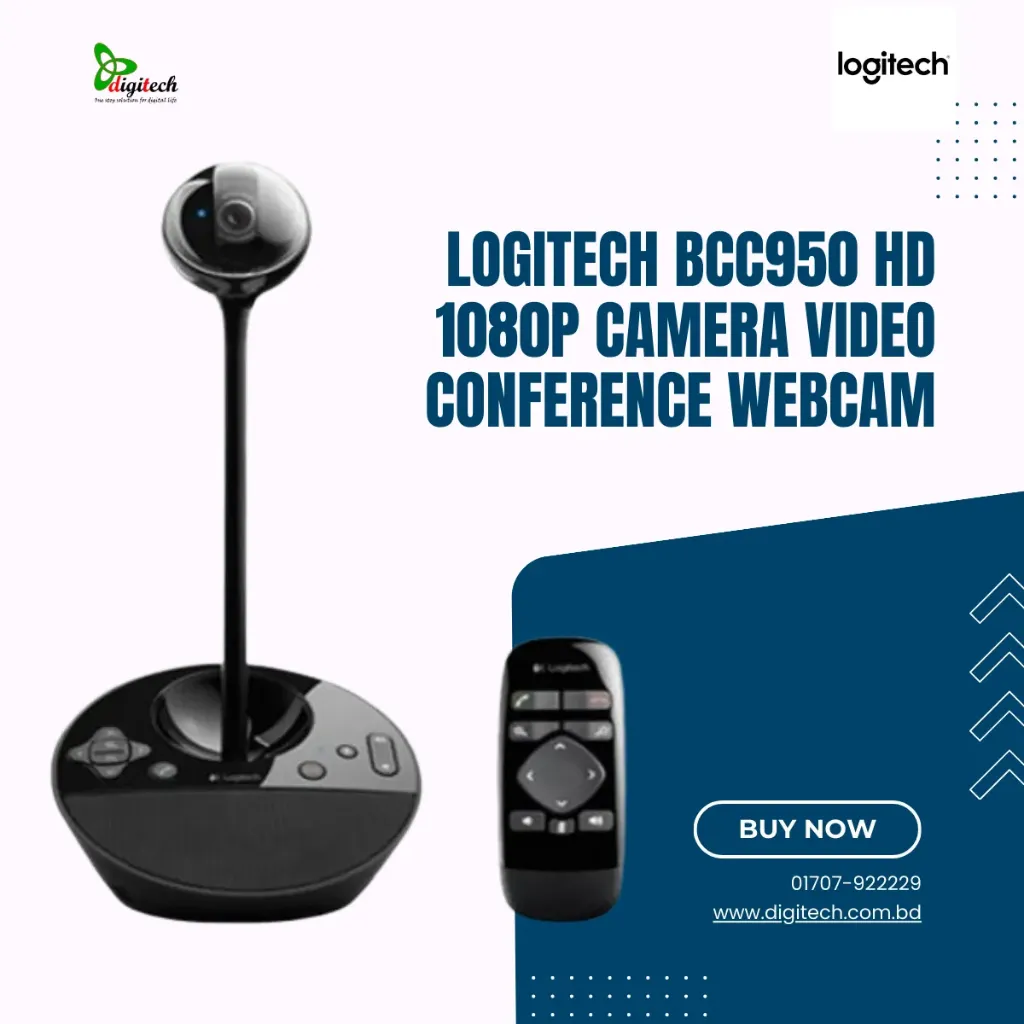  Logitech BCC950 HD 1080p Camera Video Conference Webcam