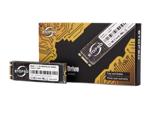 E600 M.2 SATA 2280 Foldable 128GB