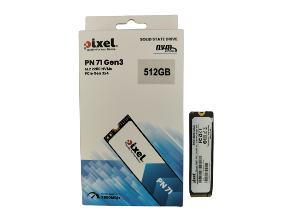 Pixel INTERNAL M.2 NVMe 2280 PN71 G3x4 512GB (3 year)