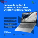  Lenovo IdeaPad 1 14AMN7 14 inch FHD Display Ryzen 5 7520U 8GB DDR5 RAM 512GB SSD Laptop (copy)