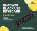 Hi-Power  Black USB Keyboard