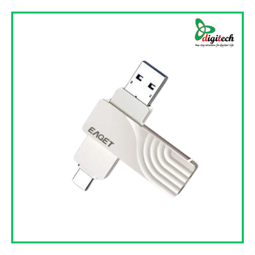EAGET 64GB OTG Metal USB 3.2 Pen Drive 
