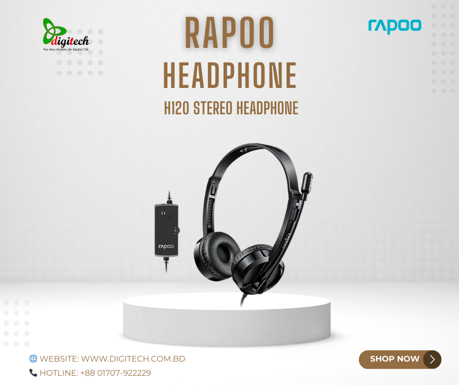 Rapoo H120 USB Wired Headphones