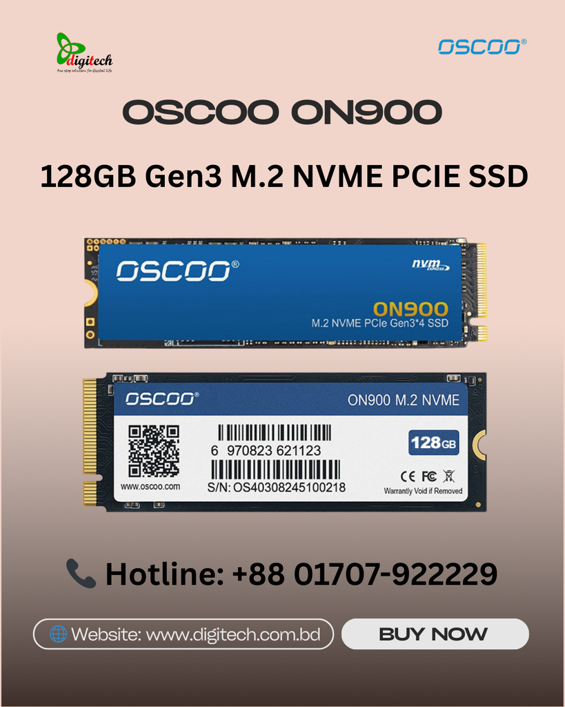 OSCOO ON900 128GB Gen3 M.2 NVME PCIE SSD