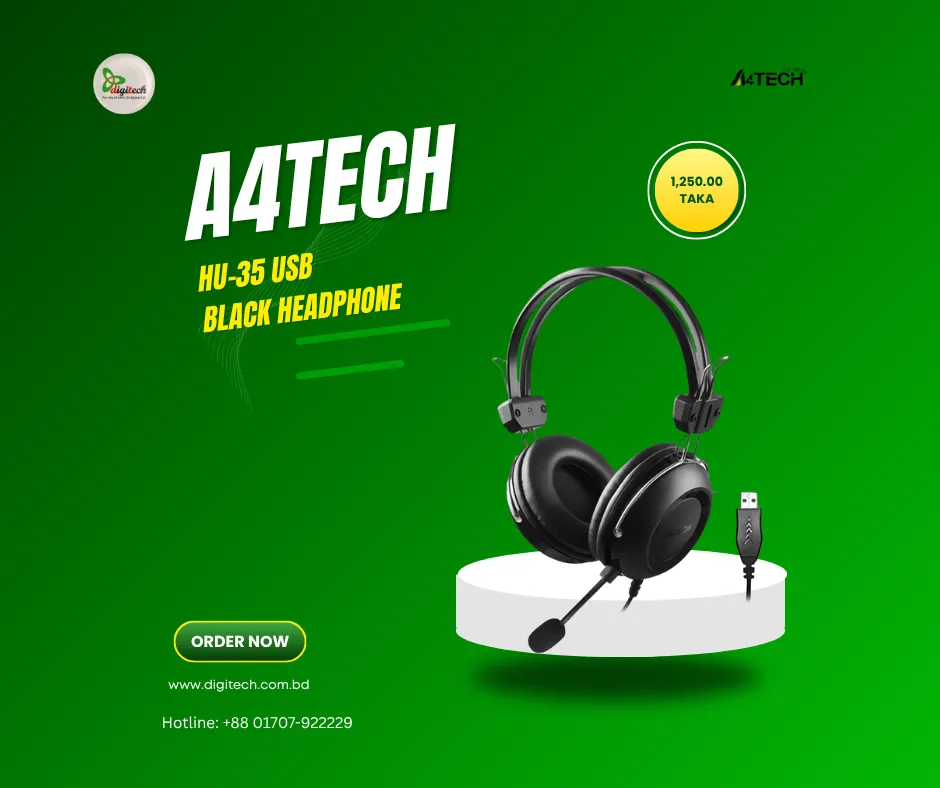 A4TECH HU-35 ComfortFit Stereo Headphone