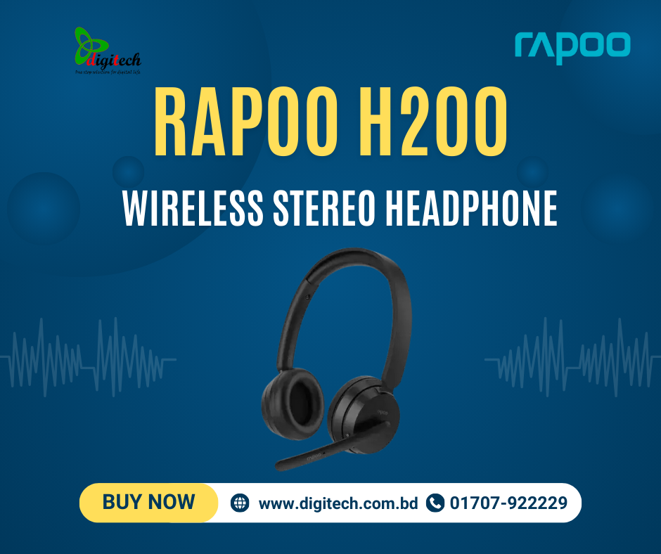Rapoo H200 Wireless Stereo Headphone