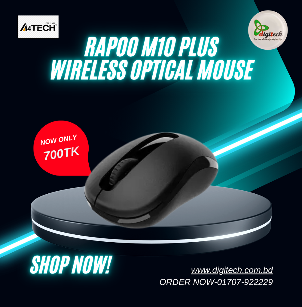 Rapoo M10 Plus wireless optical mouse