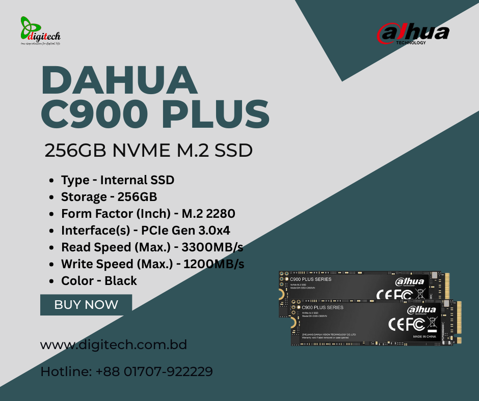 DAHUA C900 PLUS 256GB NVME M.2 SSD