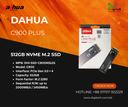 DAHUA C900 PLUS 512GB NVME M.2 SSD