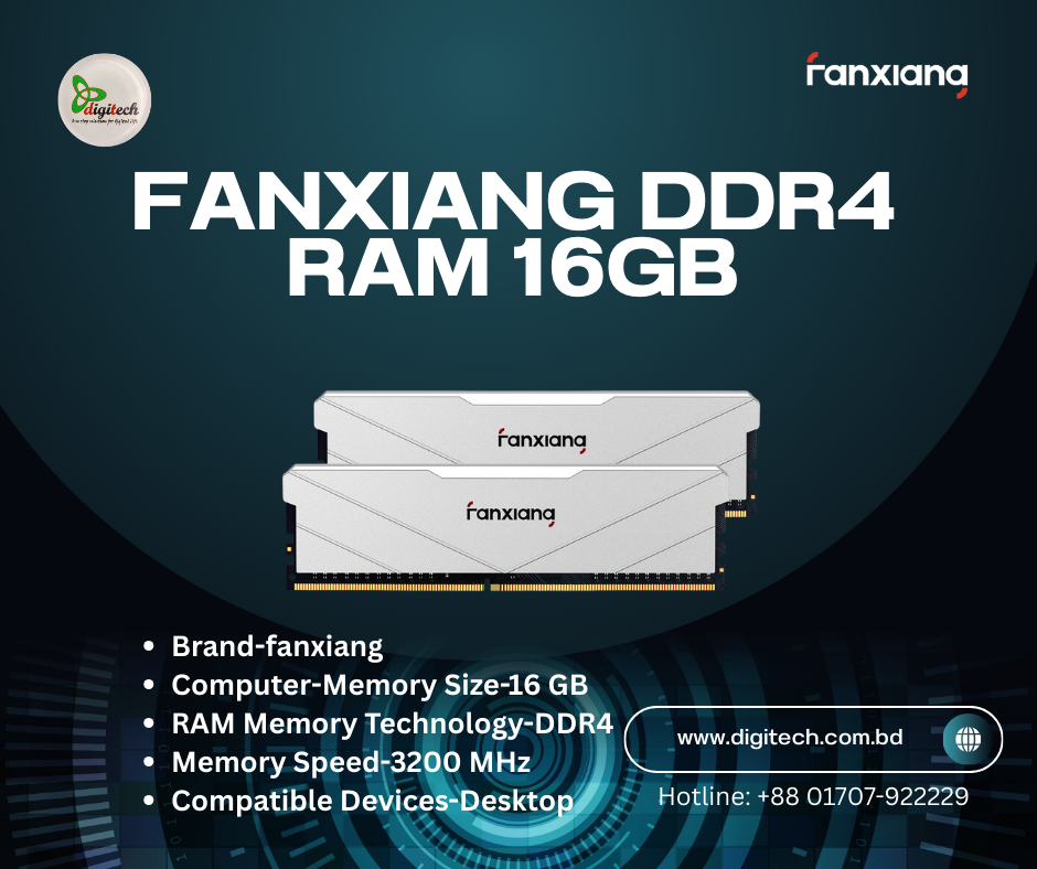 FanXiang Desktop Ram 16GB 3200MHz
