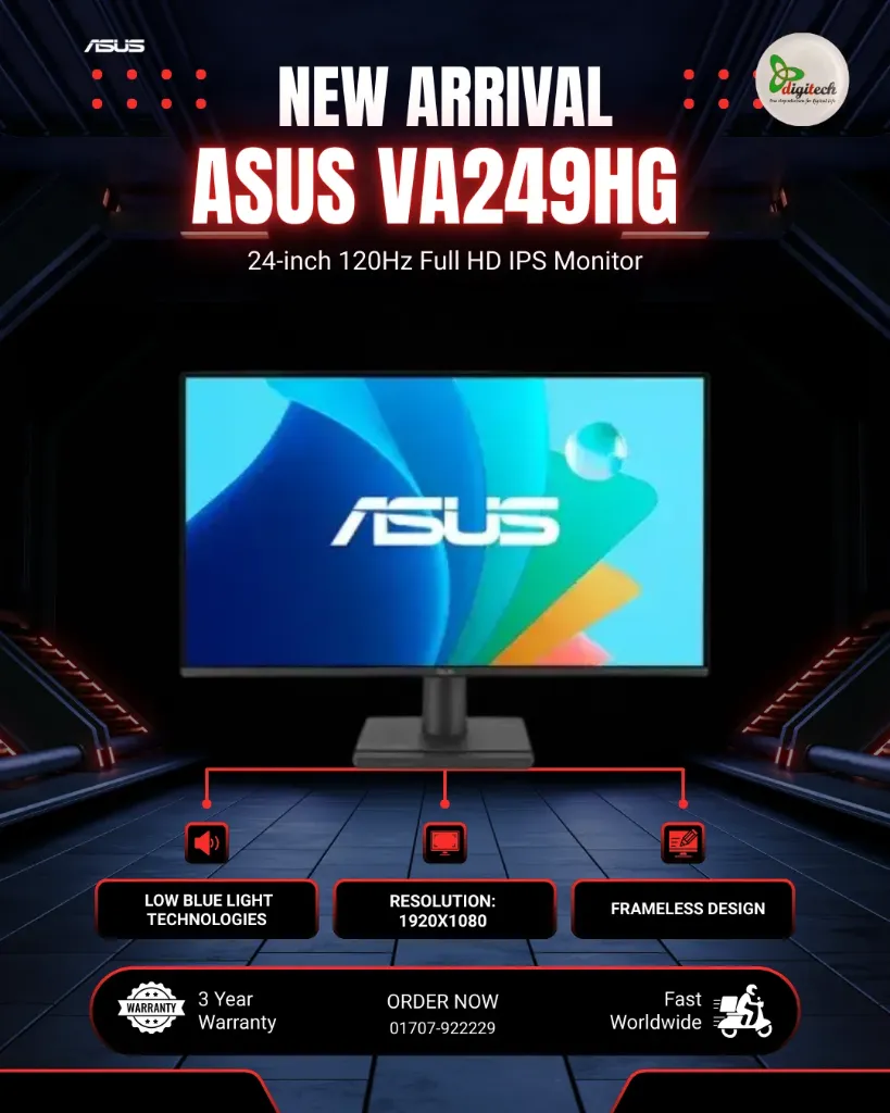 ASUS VA249HG 24-inch 120Hz Full HD IPS Monitor