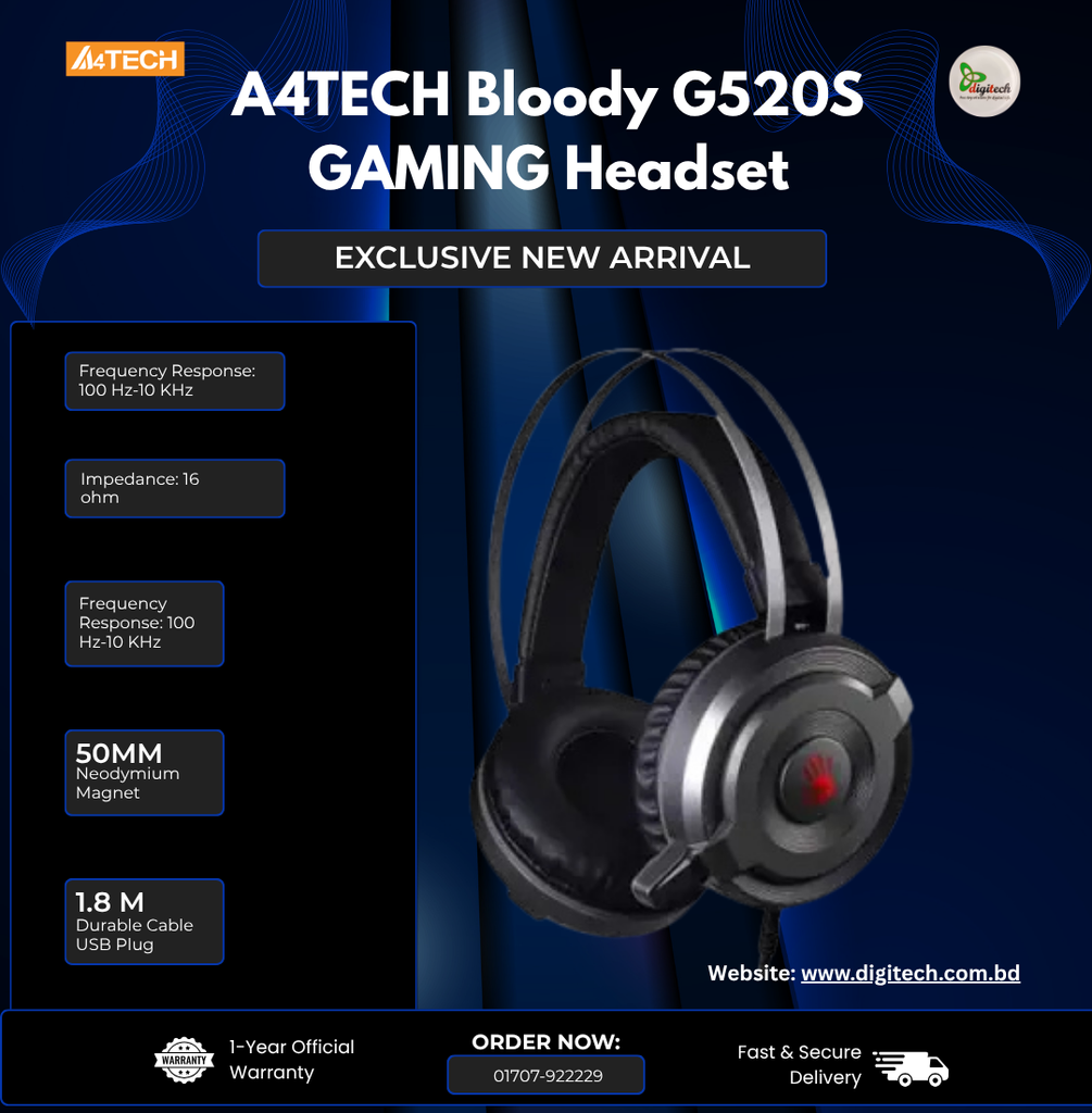 A4TECH Bloody G520S GAMING Headset