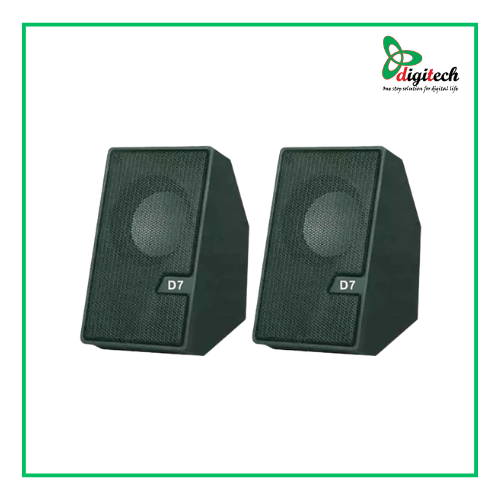Pc Power SG-D7 2:0 Wired Stereo Black Mini Multimedia Speaker