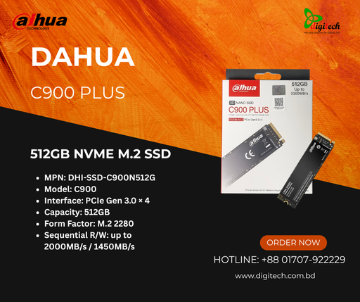 DAHUA C900 PLUS 512GB NVME M.2 SSD
